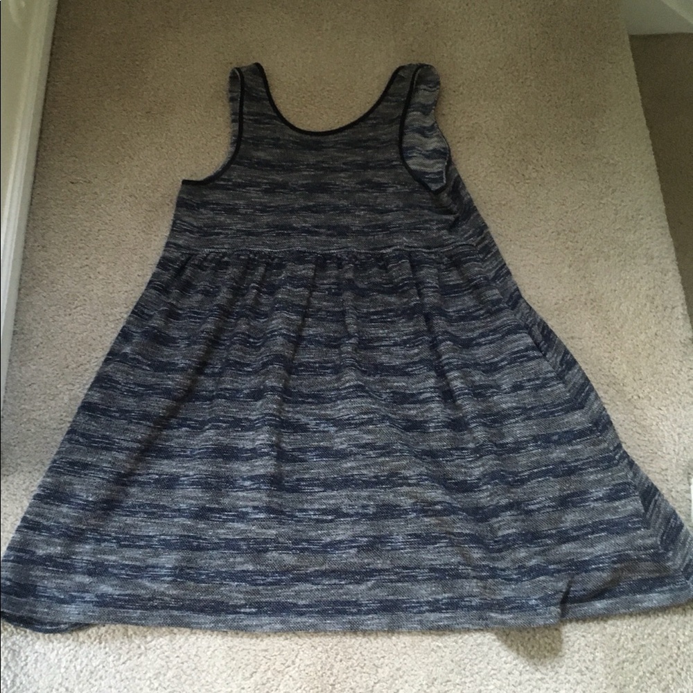 Free People tunic dress blue tones. Size M.